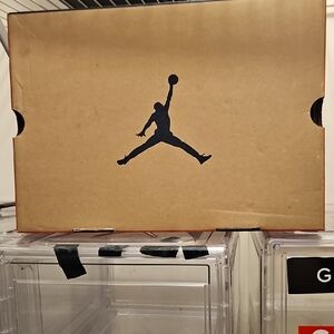 Jordan 12 Retro Box with Black and White Label